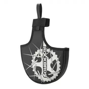 Rockbros D76 Dviračio švaistiklio dangtelis - juoda/pilka