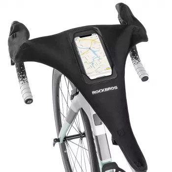 ROCKBROS D78 Bicycle Sweat Guard su telefono kišene ir lietimui jautriu langu - Juoda