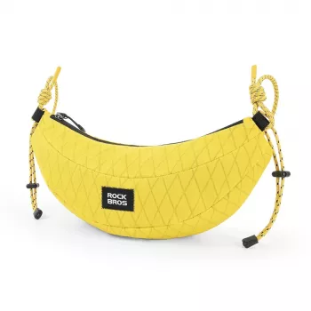 Rockbros H74 Banana vairo/pečių krepšys, geltonas
