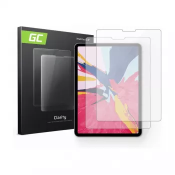 GREENCELL 2x Grūdintas Stiklas GC Clarity, skirtas Apple iPad Pro 12.9 (2018/2020)