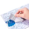 LEAN TOYS Kūrybinis folijos meno rinkinys su blizgia folija – gėlių dizainas