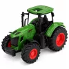 LEAN TOYS Žemės ūkio traktorius su savivarčio priekaba, guminiai ratai, žalias, 1:24