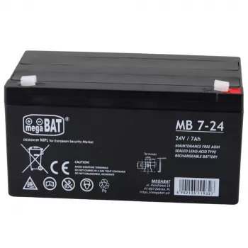 LEAN CARS Transporto priemonės gelio baterija 24V7AH