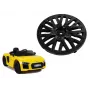 LEAN CARS Dangtelis elektriniam automobiliui Audi R8 juodas