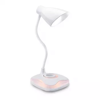 Avide LED stalinė lempa su naktine šviesa, USB 3,2W, reguliuojamo ryškumo