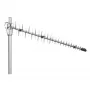 Poynting A-LPDA-0092-04 kryptinė log-periodinė dipolinė antena, 698-960/1710-2700 MHz, 11 dBi, SMA vyriškas, sidabrinė