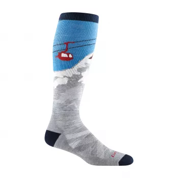Darn Tough Heady Yeti OTC Midweight with Cushion Merino Wool Socks - Pilka, Dydis L