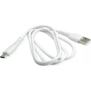 BIOND USB-A į USB-C 1m Baltas Perdirbto Plastiko Laidas - Įkrovimas ir Duomenys
