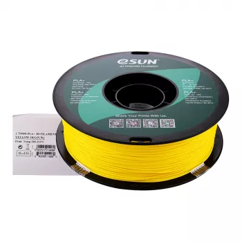 ESUN PLA+ 1.75mm Yellow 1kg 3D spausdintuvo filamentas