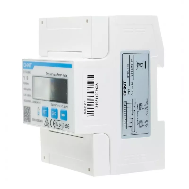 CHINT Smart Power Sensor 3Ph+N Modbus 5(80)A MID