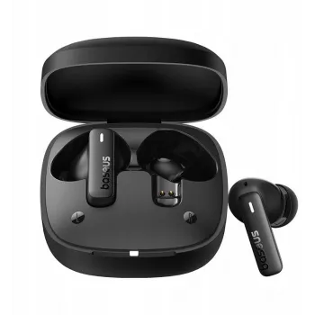 Baseus Bowie E19 TWS True Wireless In-Ear Bluetooth 5.3 ausinės - juodos