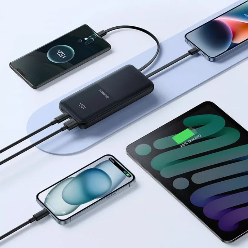 Baseus Lipow 10000 mAh 22.5W Power Bank Black