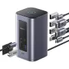 Baseus Air Spacemate 12-in-1 USB-C Hub, 2x HDMI 4K@60Hz, 2x USB-C 10Gbps, 2x USB-A 5Gbps, 2x USB-A 480Mbps, RJ45, SD/microSD, USB-C PD, Pilka
