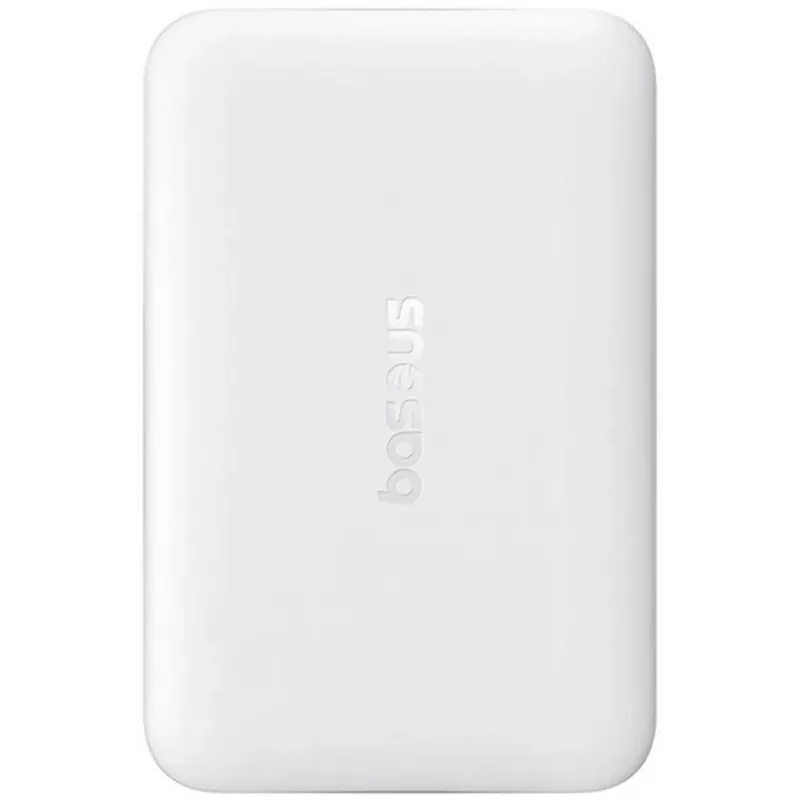 Baseus EnerFill FM11 Ultra-Mini 10000 mAh 22.5W MagSafe suderinama Power Bank balta