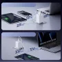 Baseus EnerFill FE11 2 x USB-C / USB-A 100W - White