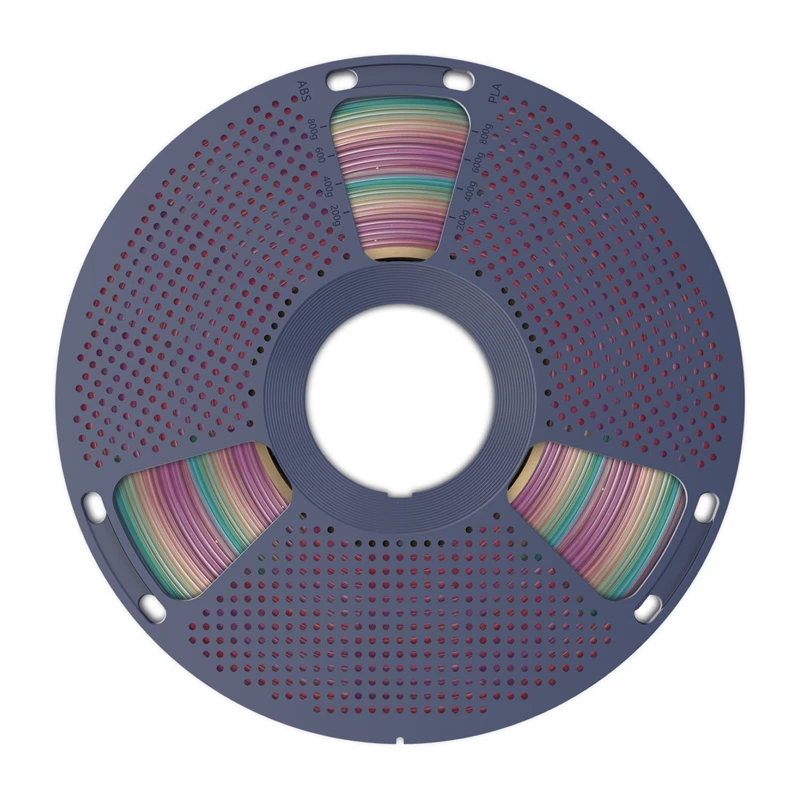 SUNLU PLA Transparent Rainbow 1.75mm 1kg 3D spausdinimo filamentas