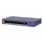 DAHUA CS4009-8ET1GT-60 valdomas L2 jungiklis su 8 PoE prievadais ir 1 Gigabit ryšio kanalu, 60W PoE biudžetas