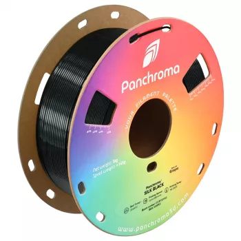 Polymaker Panchroma PLA Silk 3D spausdintuvo kaitinamoji medžiaga, 1,75 mm, 1 kg, juoda