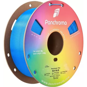 Polymaker Panchroma PLA Silk 1.75mm Blue 1kg 3D spausdinimo gijos