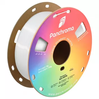Polymaker Panchroma PLA Silk 3D spausdintuvo kaitinamoji medžiaga, 1,75 mm, 1 kg, balta