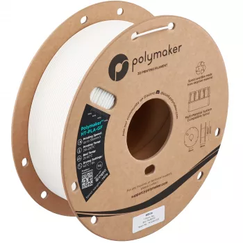 Polymaker HT-PLA-GF 3D spausdintuvo kaitlentė, 1,75 mm, 1 kg, balta