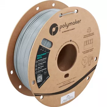 Polymaker PETG 3D spausdintuvo kaitinamoji medžiaga, 1,75 mm, 1 kg, pilka
