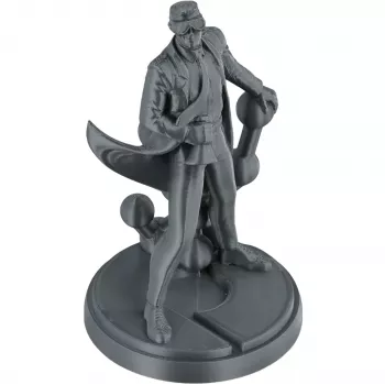 Polymaker PETG 3D spausdintuvo kaitinamoji medžiaga, 1,75 mm, 1 kg, sidabrinė (PB05010)