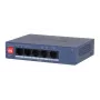 DAHUA CS4005-4GT-36 valdomas L2 Gigabit Ethernet jungiklis su 4 prievadais PoE+ 36W, stalinis / montuojamas ant sienos