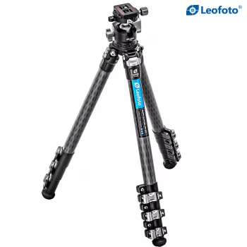 Leofoto LSR-284C+LH-30 CNC trikojis su niveliavimo pagrindu ir paniravimo spaustuku, 4 sekcijų 28/25/22/19mm