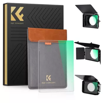 K&F Concept Black Diffusion 1/8 filtras 4x5.65 inch matte box