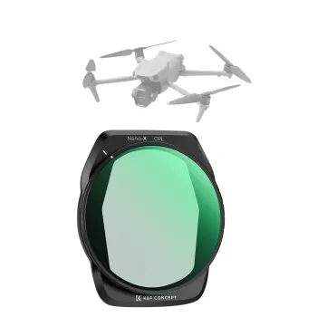 K&F Concept Nano-X CPL Ultra HD 8K apskritas poliarizacinis filtras, skirtas DJI Air 3S dronui KF01.2878