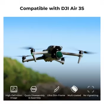 K&F Concept Nano-X CPL Ultra HD 8K apskritas poliarizacinis filtras, skirtas DJI Air 3S dronui KF01.2878