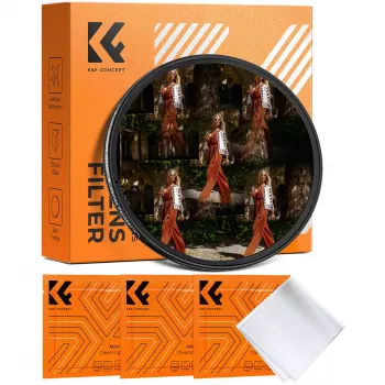 K&F Concept Kaleidoskopinis filtras 5x Pentagono efektas 58mm Juodas