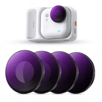 K&F Concept 4 dalių 2-in-1 ND/PL filtrų rinkinys ND8/PL ND16/PL ND32/PL ND64/PL, skirtas Insta360 GO Ultra, SKU.1673