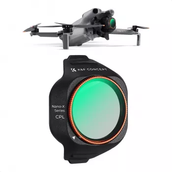 K&F Concept apskrito poliarizatoriaus CPL filtras, skirtas DJI Mini 5 Pro dronui (KF02.0002)