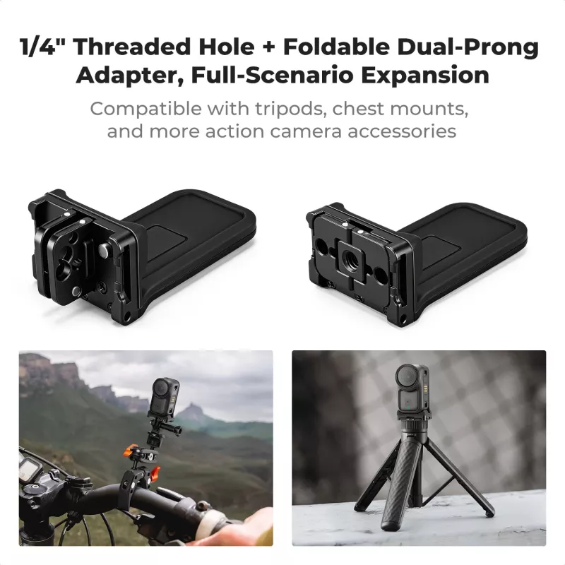 KF Concept KF12.0050 magnetinis vertikalaus tvirtinimo adapteris su 1/4 colio sriegiu, skirtas DJI Osmo Nano / Xtra Atto