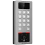 Hikvision DS-K1T502DBWX-CQR veido atpažinimo terminalas su 7 colių jutikliniu ekranu, 2 MP dviejų objektyvų kamera, pirštų atspaudų skaitytuvu, Mifare kortele, PIN kodu, Wi-Fi, IP65, IK08