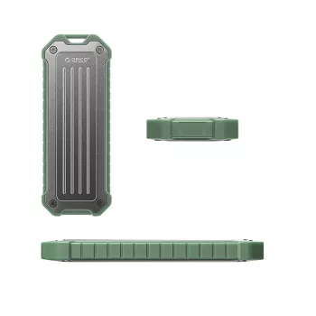 ORICO OTPX-G2 M.2 NVMe/SATA SSD USB-C 3.2 Tactical Enclosure - Pilkai-žalia