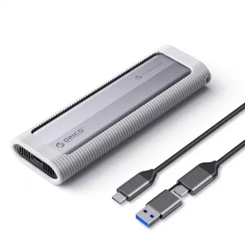 ORICO AXM2-G2-V1 M.2 NVMe SSD korpusas USB-C/USB-A 10Gbps - Pilka