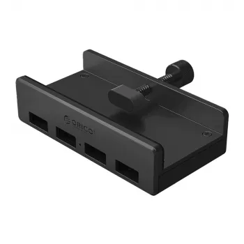 ORICO MH4PU Clamp-on USB 3.0 Hub 4x USB-A 3.0 - Juoda