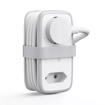 ORICO APP 15.5W 5-in-1 Power Strip su 2x AC, 2x USB-A, 1x USB-C - balta