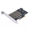ORICO PDM2 PCIe 3.0 x4 M.2 NVMe & SATA SSD Adapter Card - Juoda