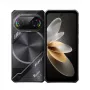 FOSSIBOT F114 4G išmanusis telefonas 6.49 inch HD+ 4GB RAM 64GB juodos spalvos