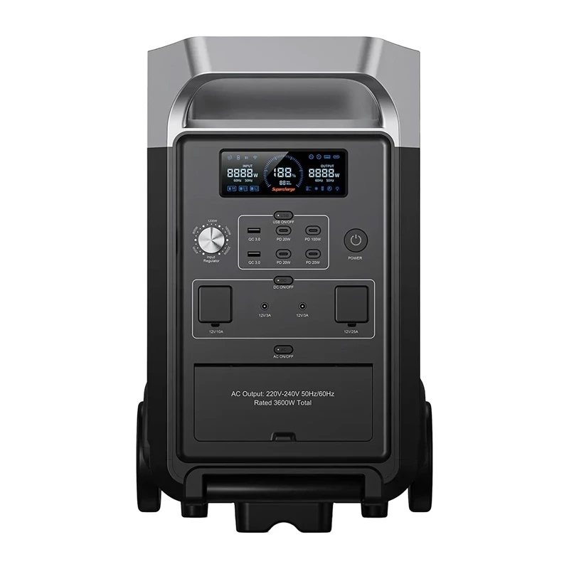 FOSSIBOT F3600 Pro 3600W nešiojama elektrinė (juoda)