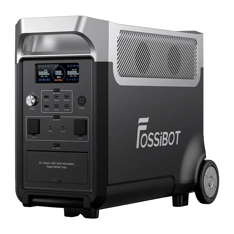 FOSSIBOT F3600 Pro 3600W nešiojama elektrinė (juoda)