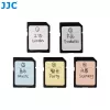 JJC 120x atminties kortelių etiketės lipdukai SD, MicroSD, CF, XQD