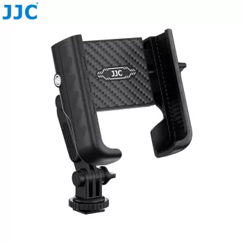 JJC PM-CS1 Adapter Mount su 1/4 inch sriegiu telefonui, išmaniajam telefonui, GoPro, standartinei ISO karštajai kurpgelei, juodas