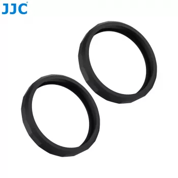 JJC 2x Silicone Lens Protective Ring, skirta DJI Osmo Action 5 Pro / 4 / 3 (juoda)