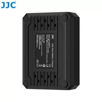 JJC Trigubas USB akumuliatorių įkroviklis, skirtas Ricoh DB-120 (3 lizdai) - DCH-DB120TC