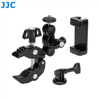 JJC Magic Arm tvirtinimo rinkinys su spaustuku, telefono laikikliu ir GoPro adapteriu - MFC-K1